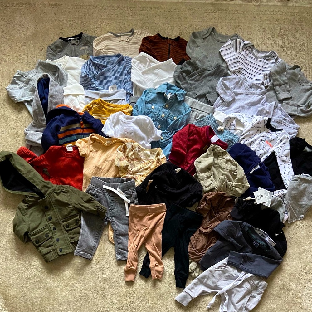 0-3 month baby boy lot